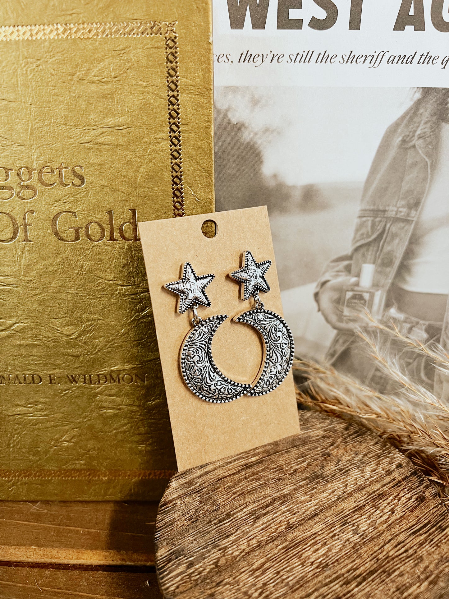 Love You To The Moon & Back Earrings