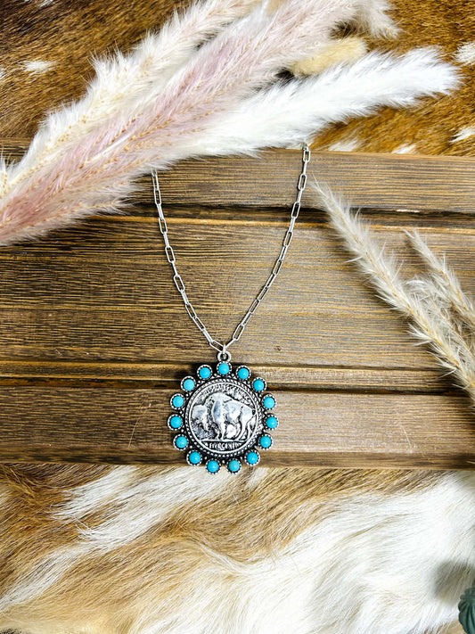 The Mallory Buffalo Necklace