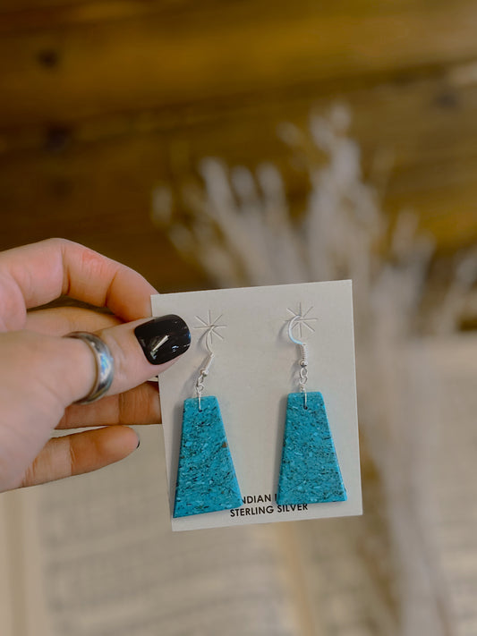 The Big Sky Turquoise Earrings