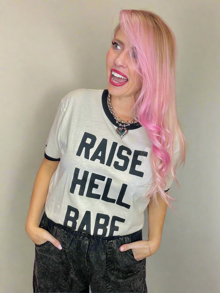 Raise Hell Babe Graphic Tee