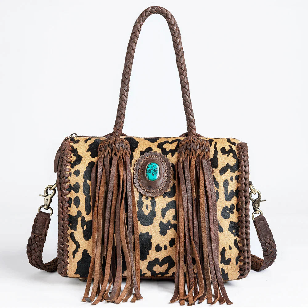 The Ashlynn Hair On Hide Leather Purse