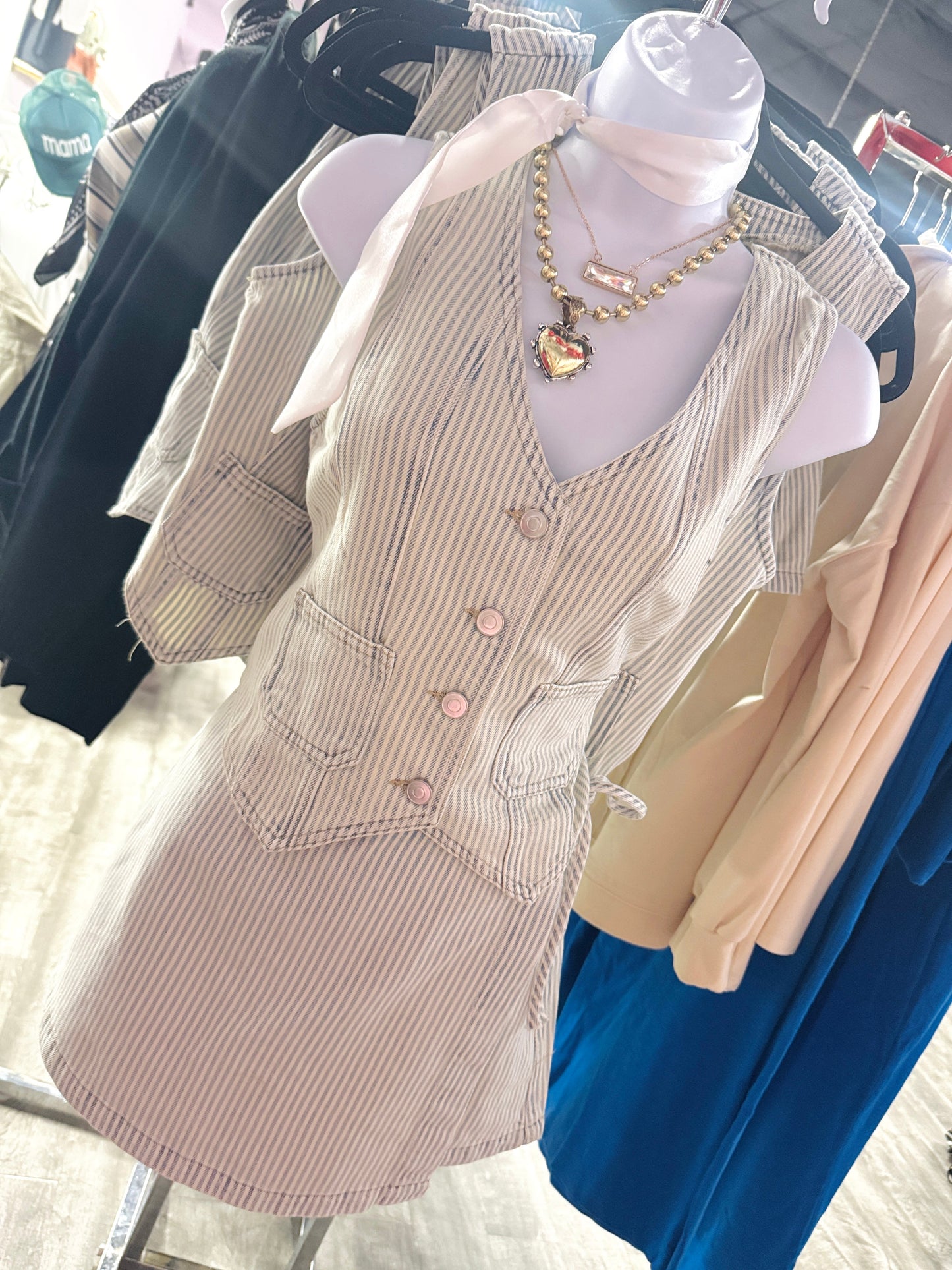 Brianna Conductor Denim Vest