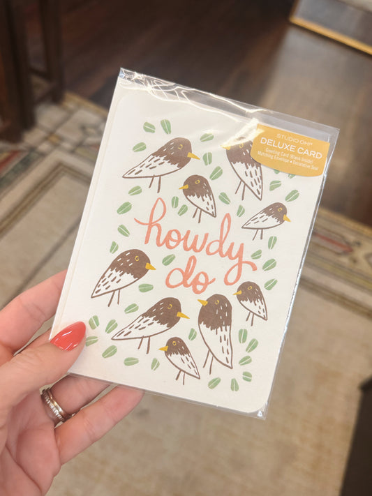 Howdy Deluxe Greeting Card