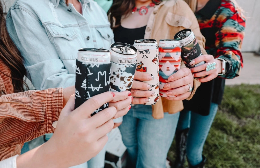 Black Brandin' Tall Coozie - 2 Pack