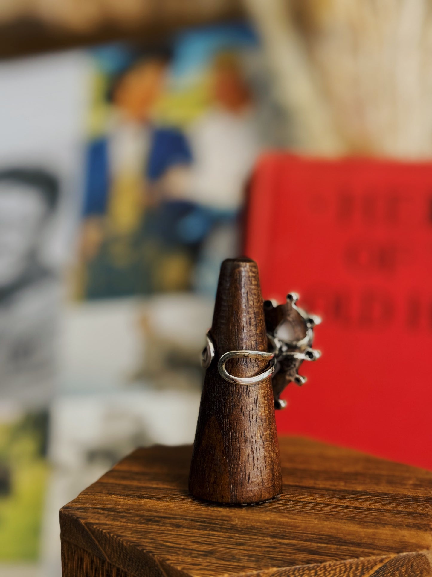 Cowgirl Portrait Cuff Ring