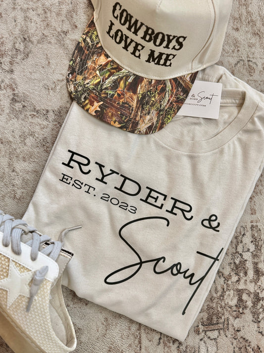 Ryder & Scout Cropped Logo Tee