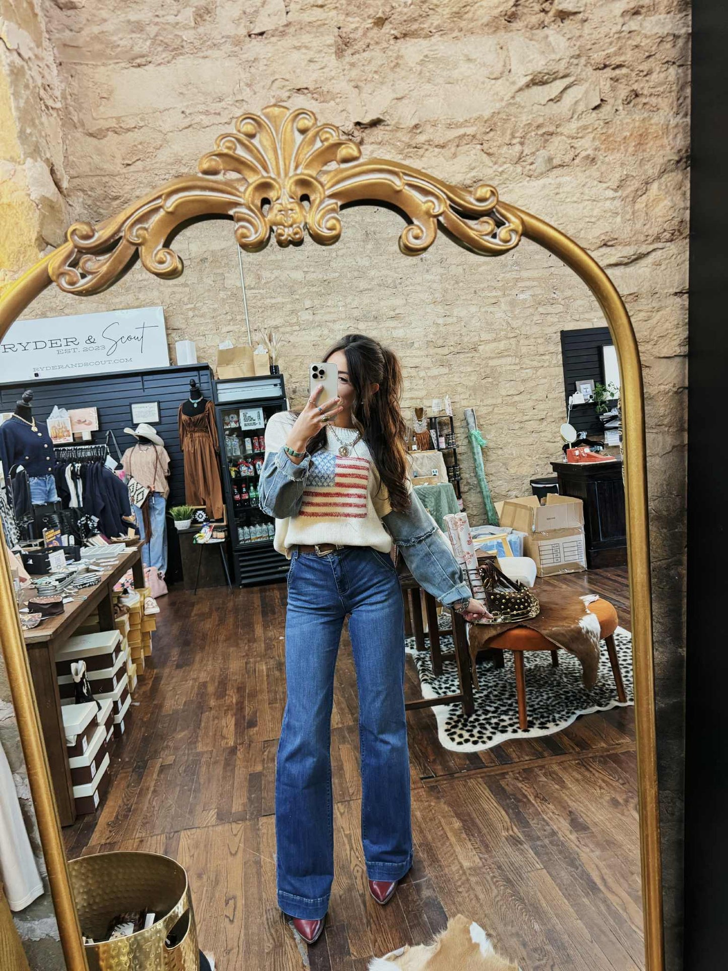 The American Patchwork Sweater