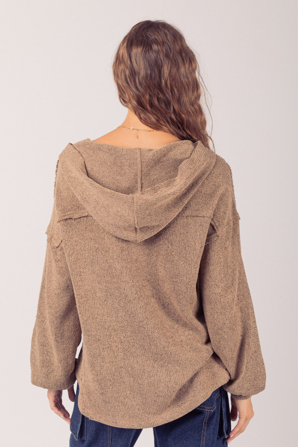 The Courtney Oversized Henley Top