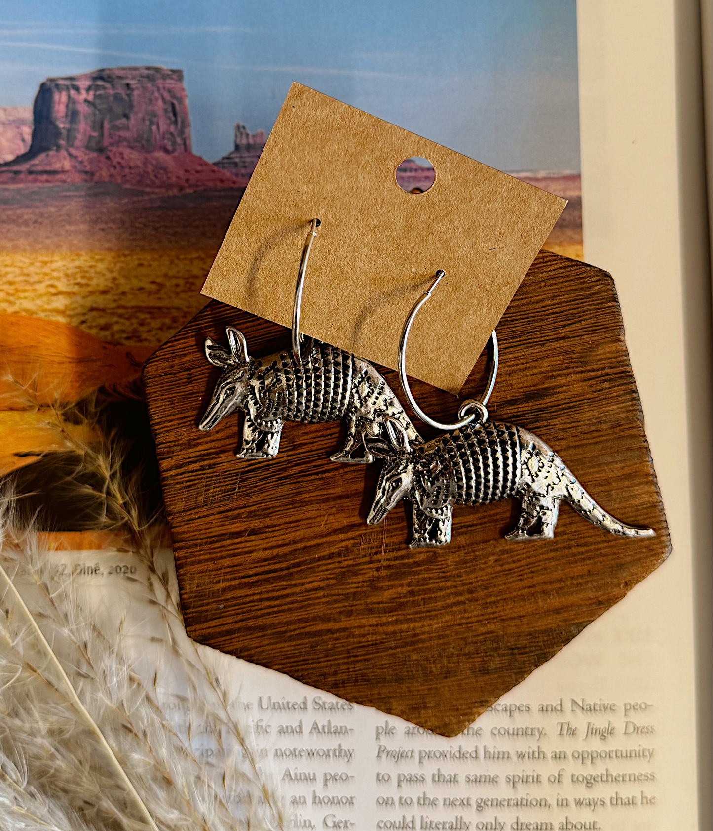 Wild Range Silver Earring Set