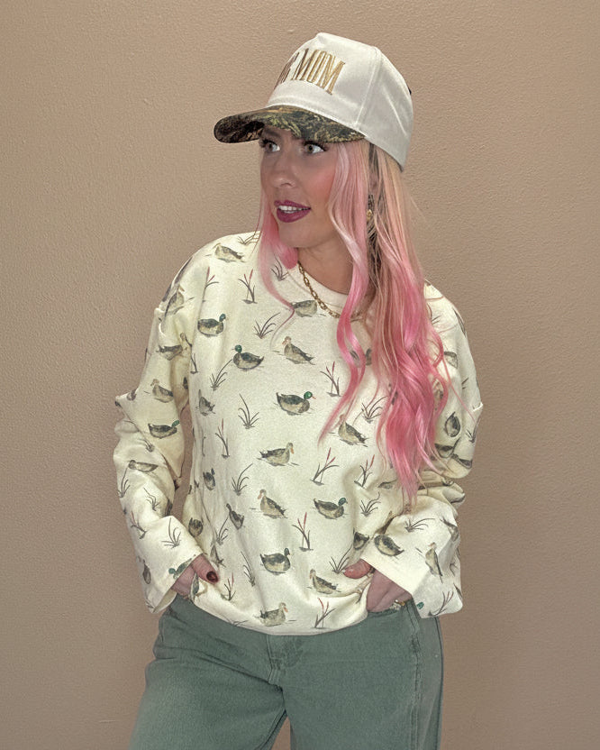 Lucky Duck Lounge Sweater