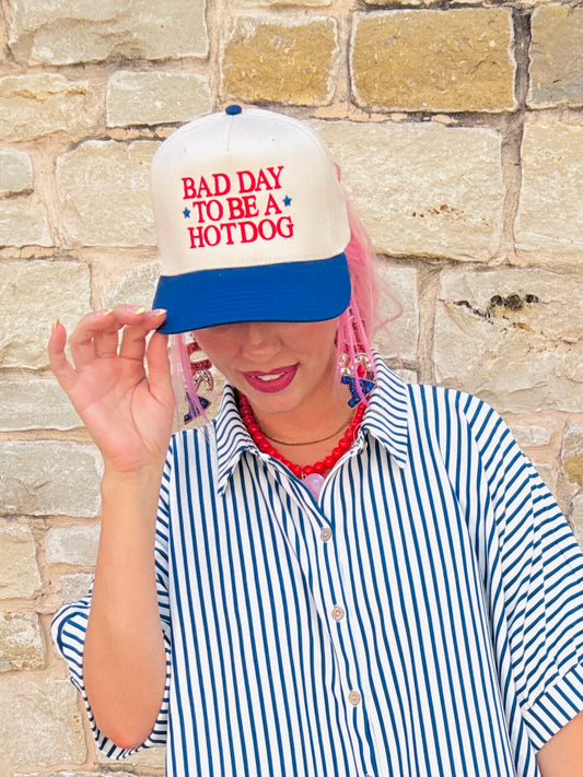 Bad Day To Be A HotDog Trucker Hat