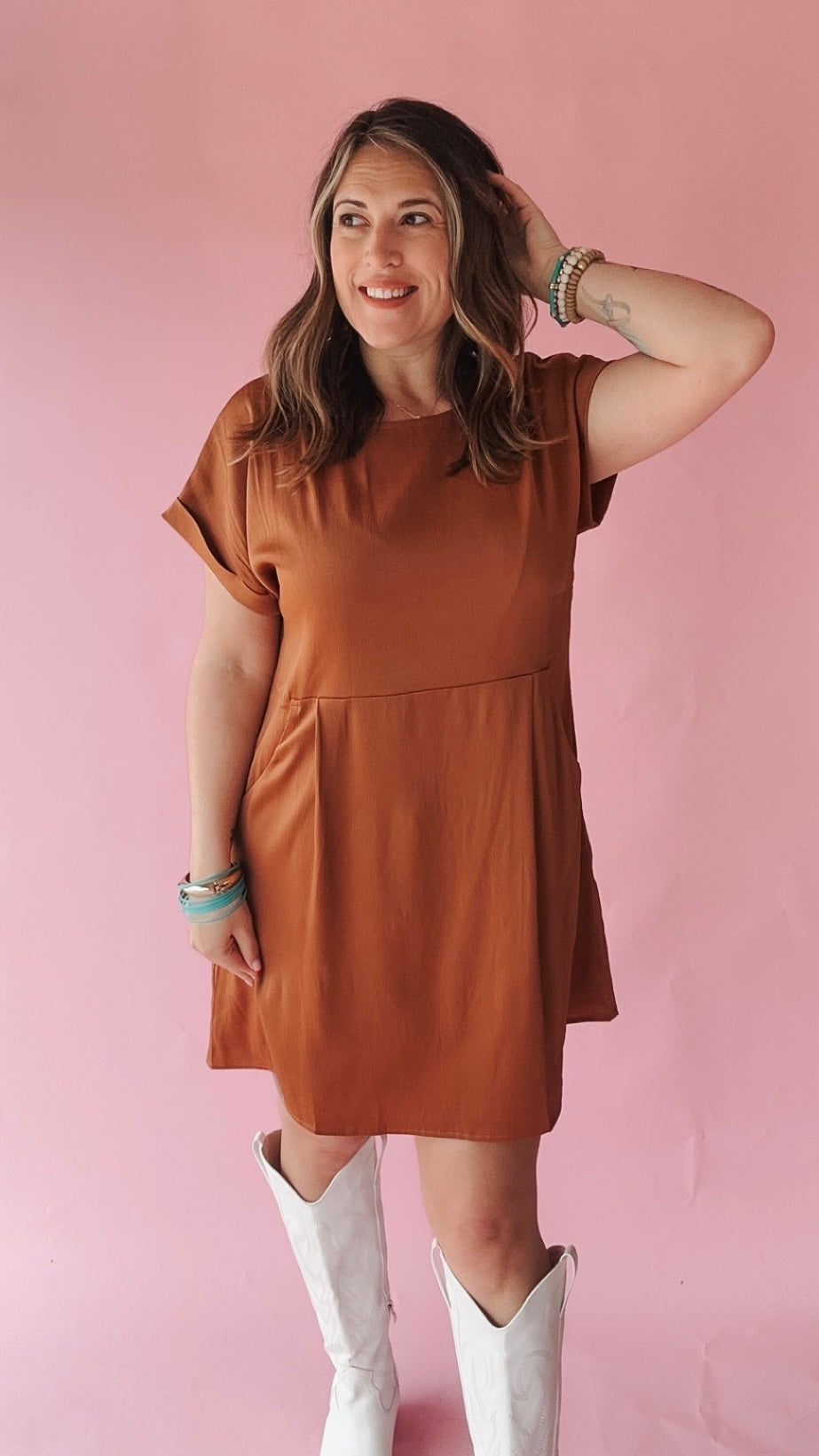 The Erren Satin Mini Dress