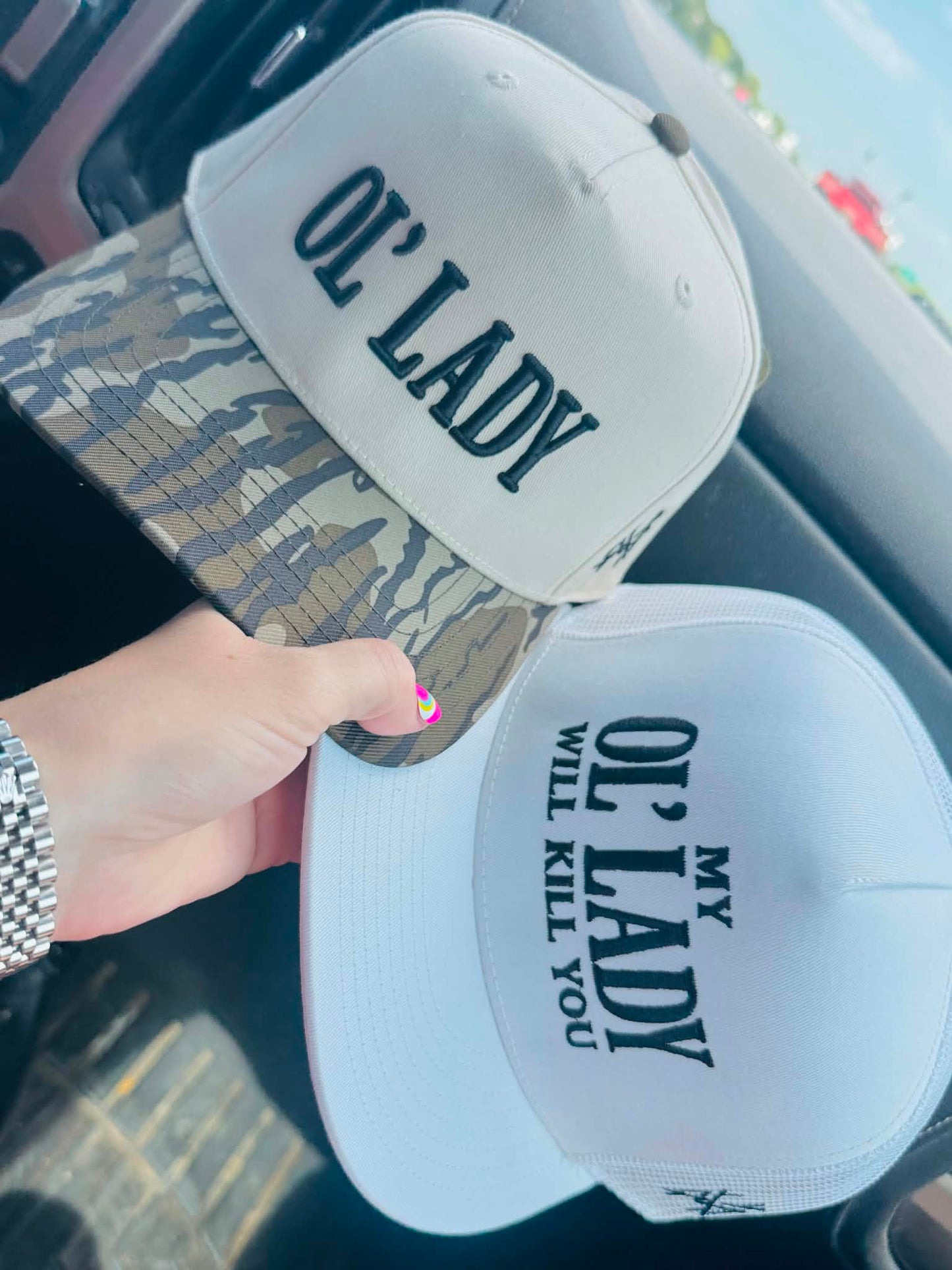 My Ol' Lady Will Kill You Trucker Hat