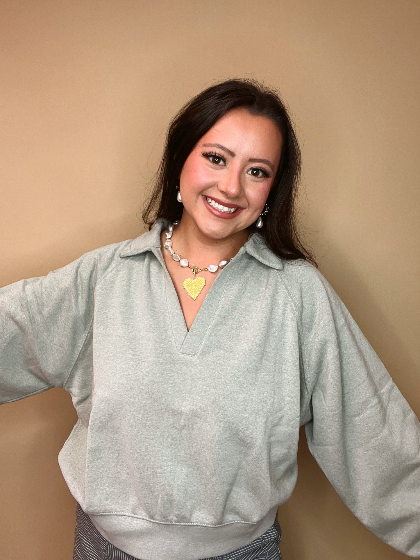 The Courtney Collared Sweater