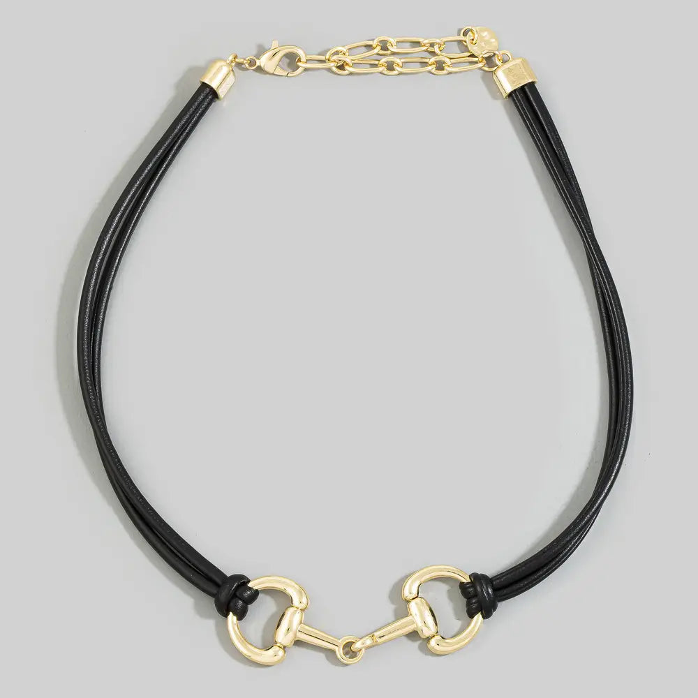 The Horsebit Cord Necklace