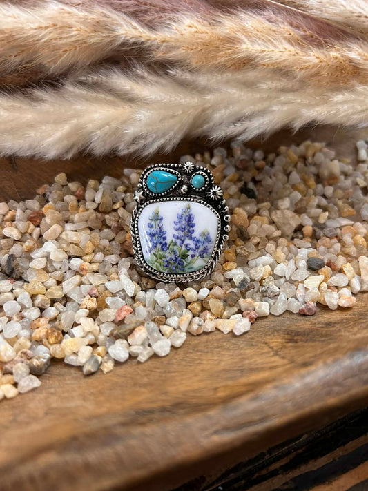 Western Bluebonnet Ring