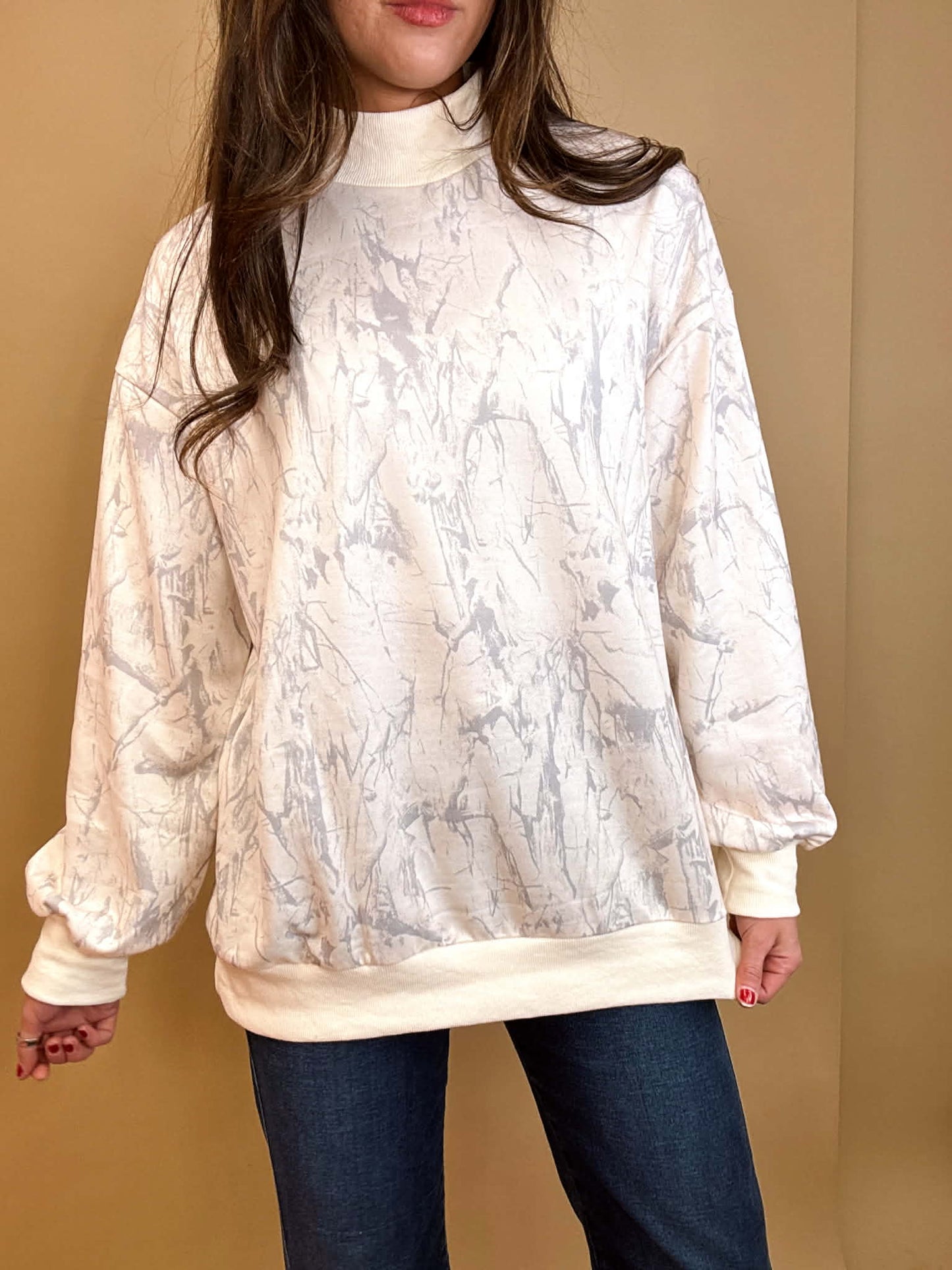 Woodland Camo Mockneck