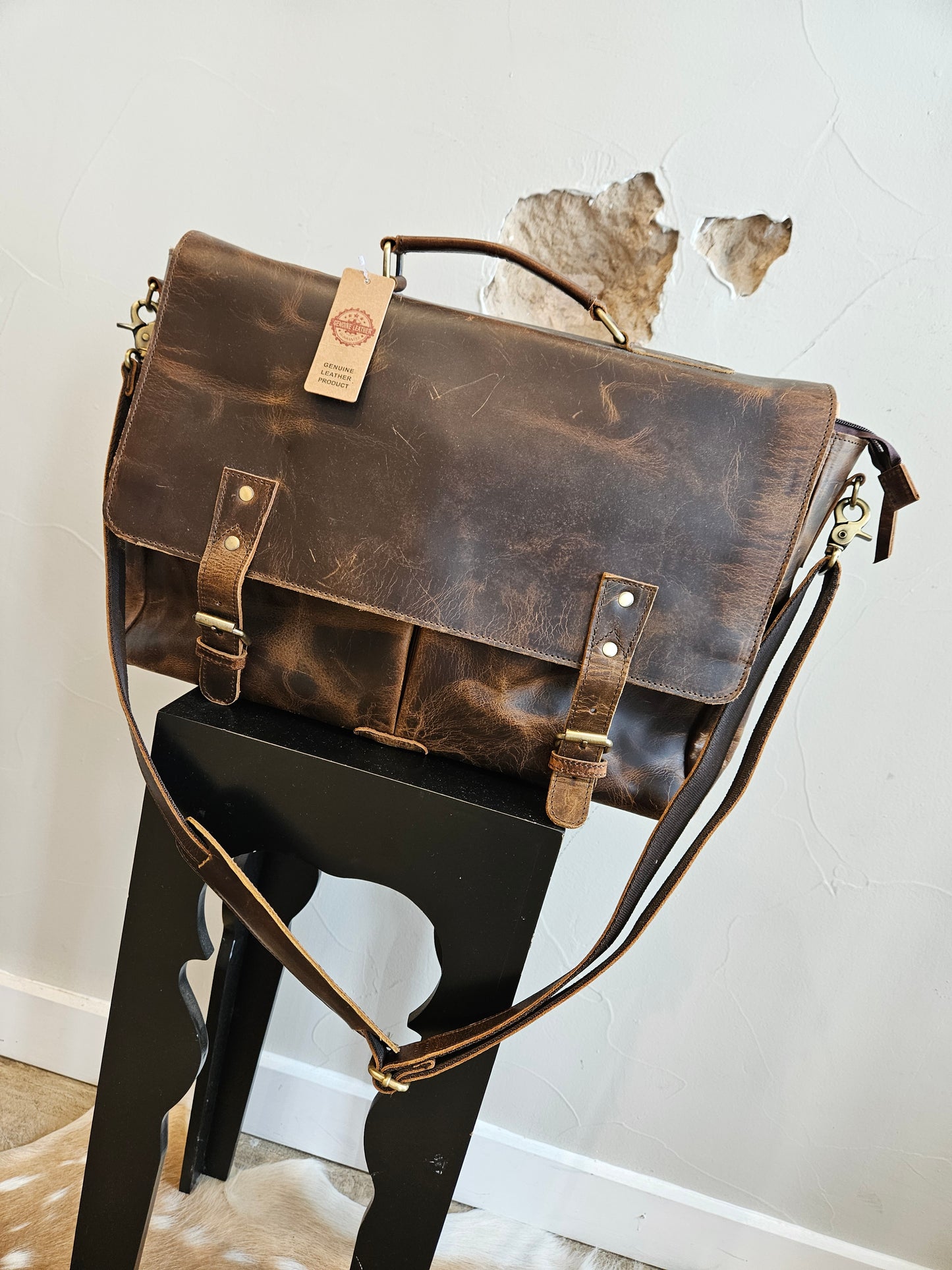 The Vinnie Leather Bag