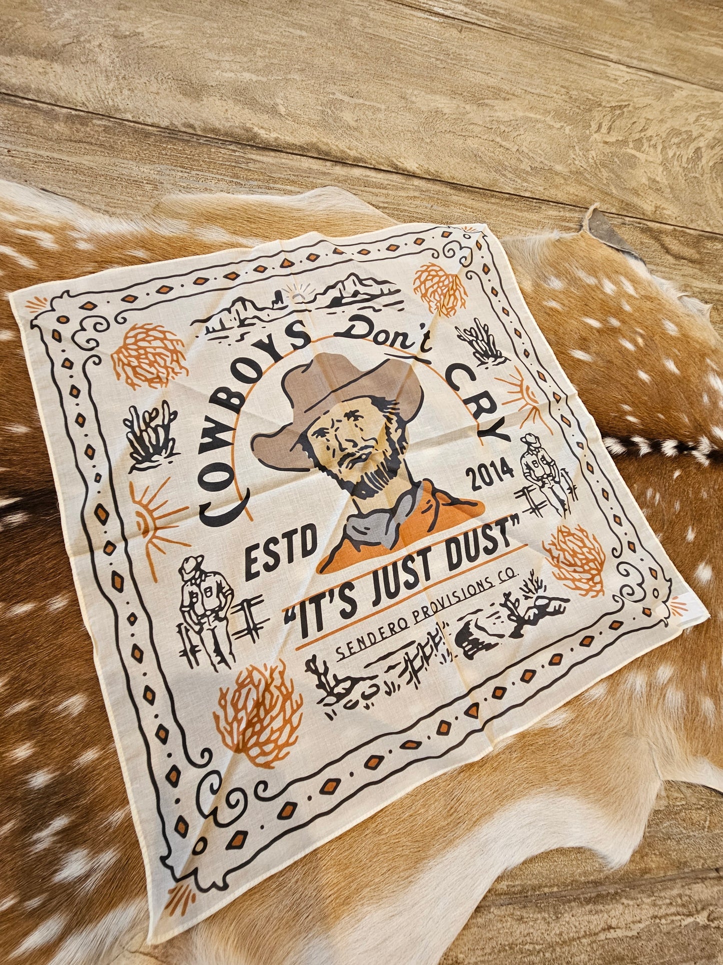 Cowboys Don't Cry Bandana