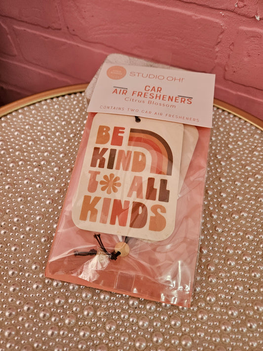 Be Kind to All Kinds Car Air Freshener