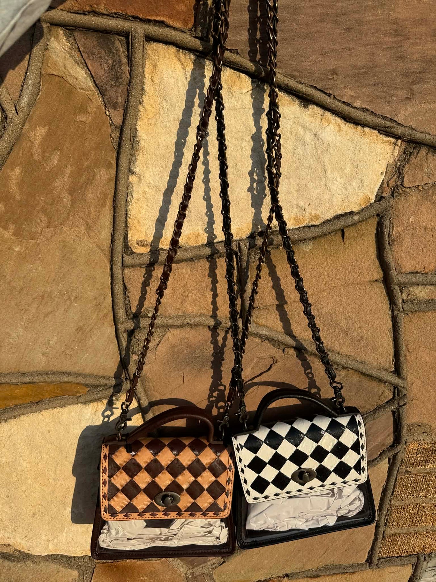 The Clear Creek Check Stadium Bag