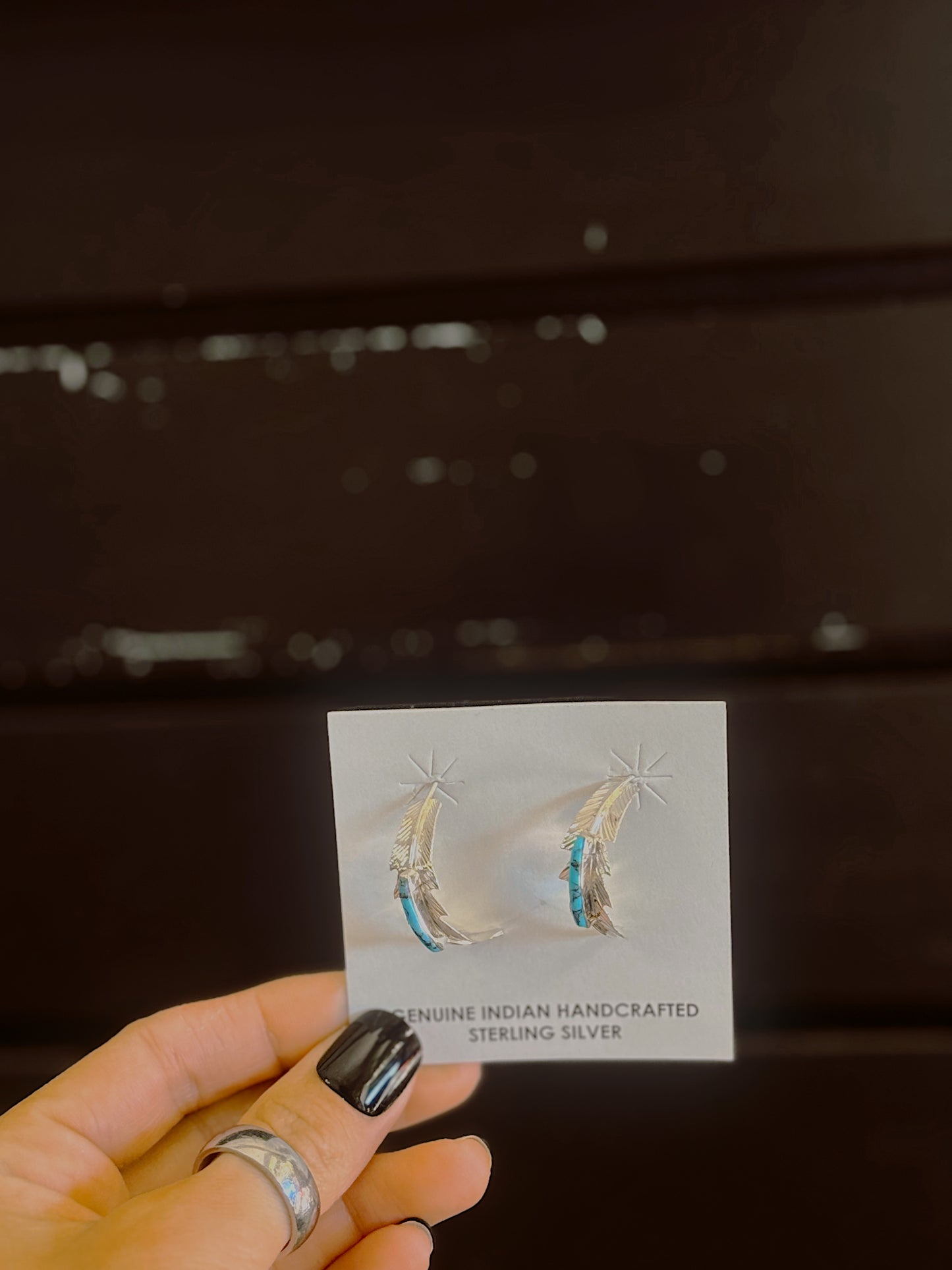 Feathered & Genuine Earrings