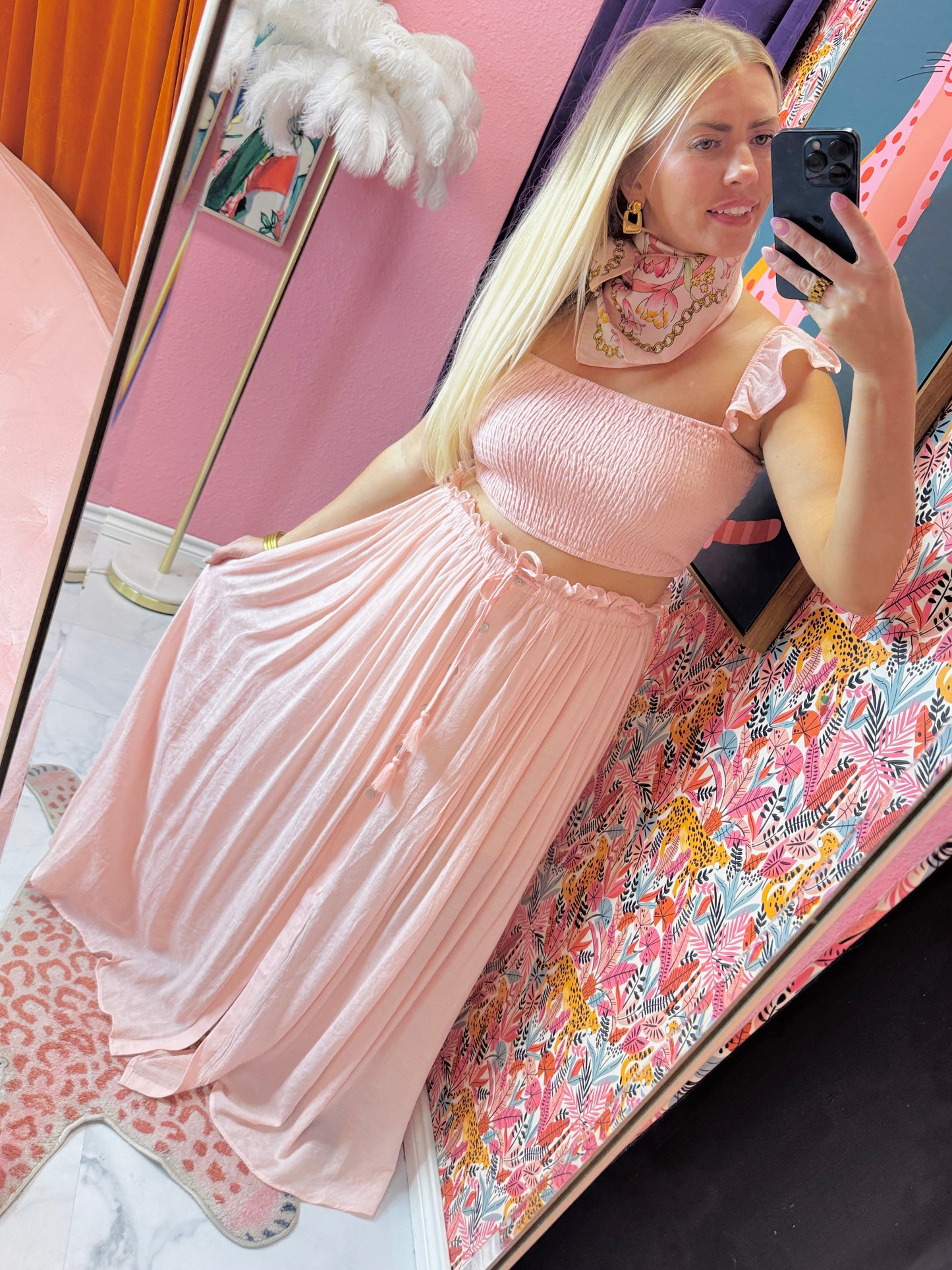 The Feminine Flair Skirt Set