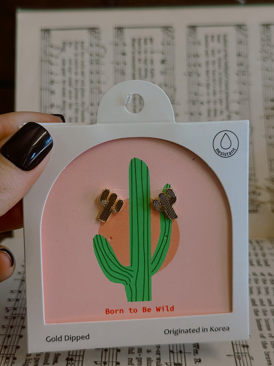 Cactus Cutie Stud Earrings