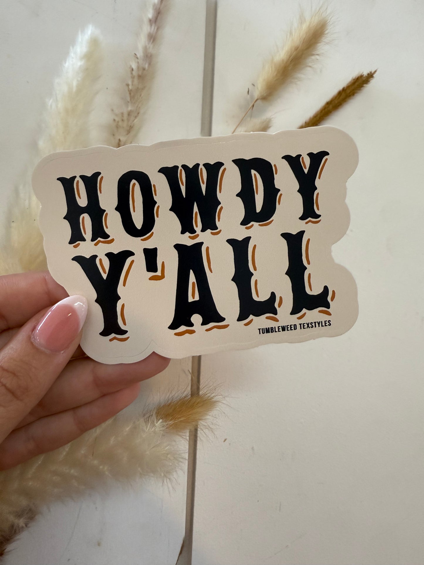 Howdy Y'all Sticker