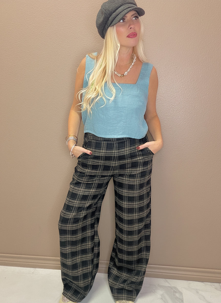 The Belmont Plaid Trousers