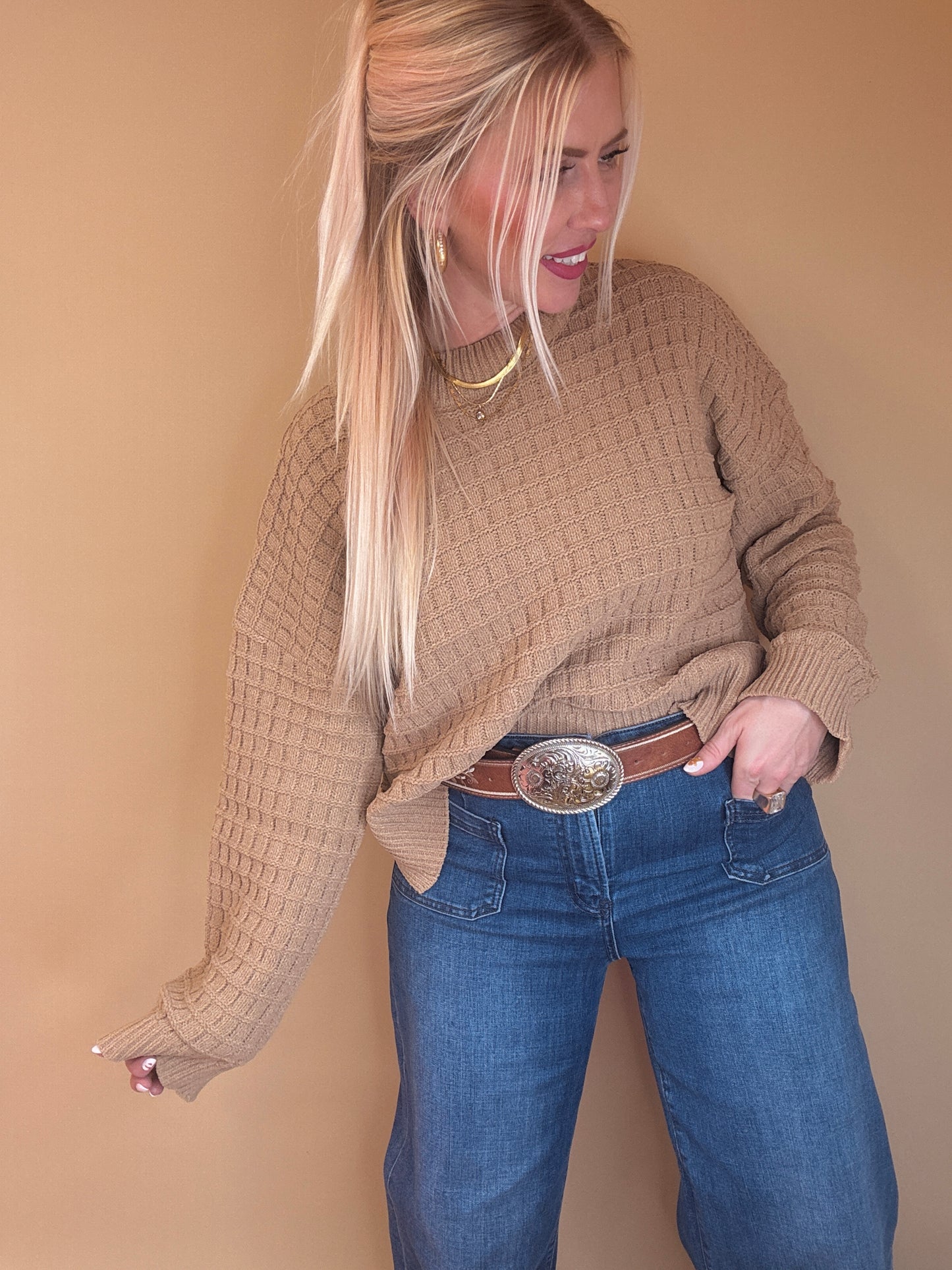 The Romi Textured Sweater