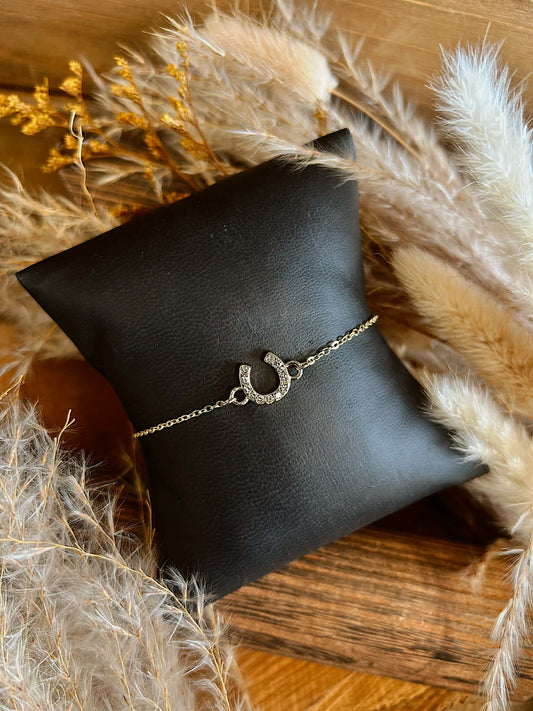 The Lucky Charm Horseshoe Bracelet