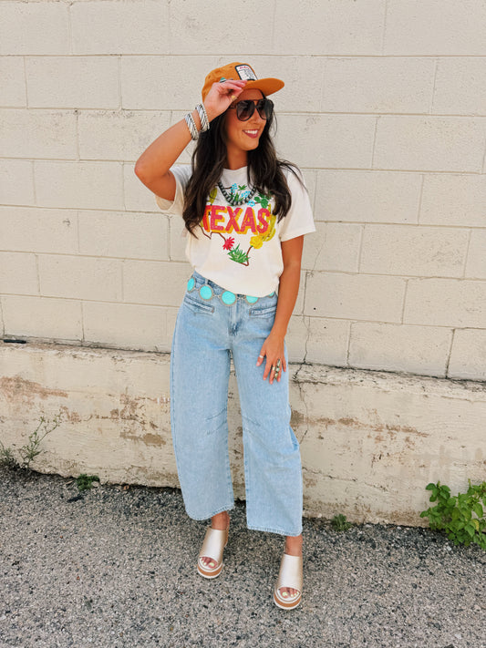 Wildflower & Wander Texas Tee