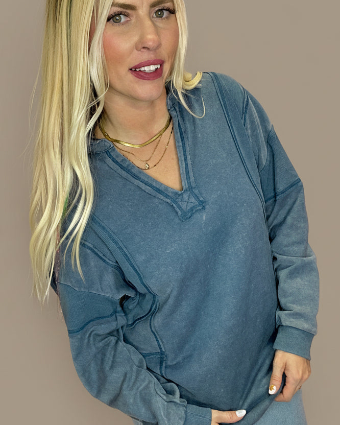 The Emory Mineral Washed Top