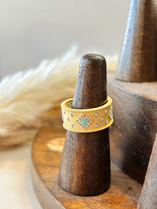 Vaquera Ring 14k Gold Plated