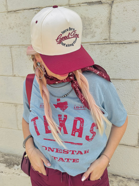 Here For A Good Time Trucker Hat