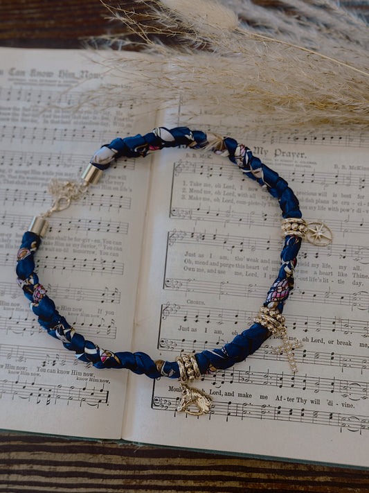 Braided Beauty Charm Necklace