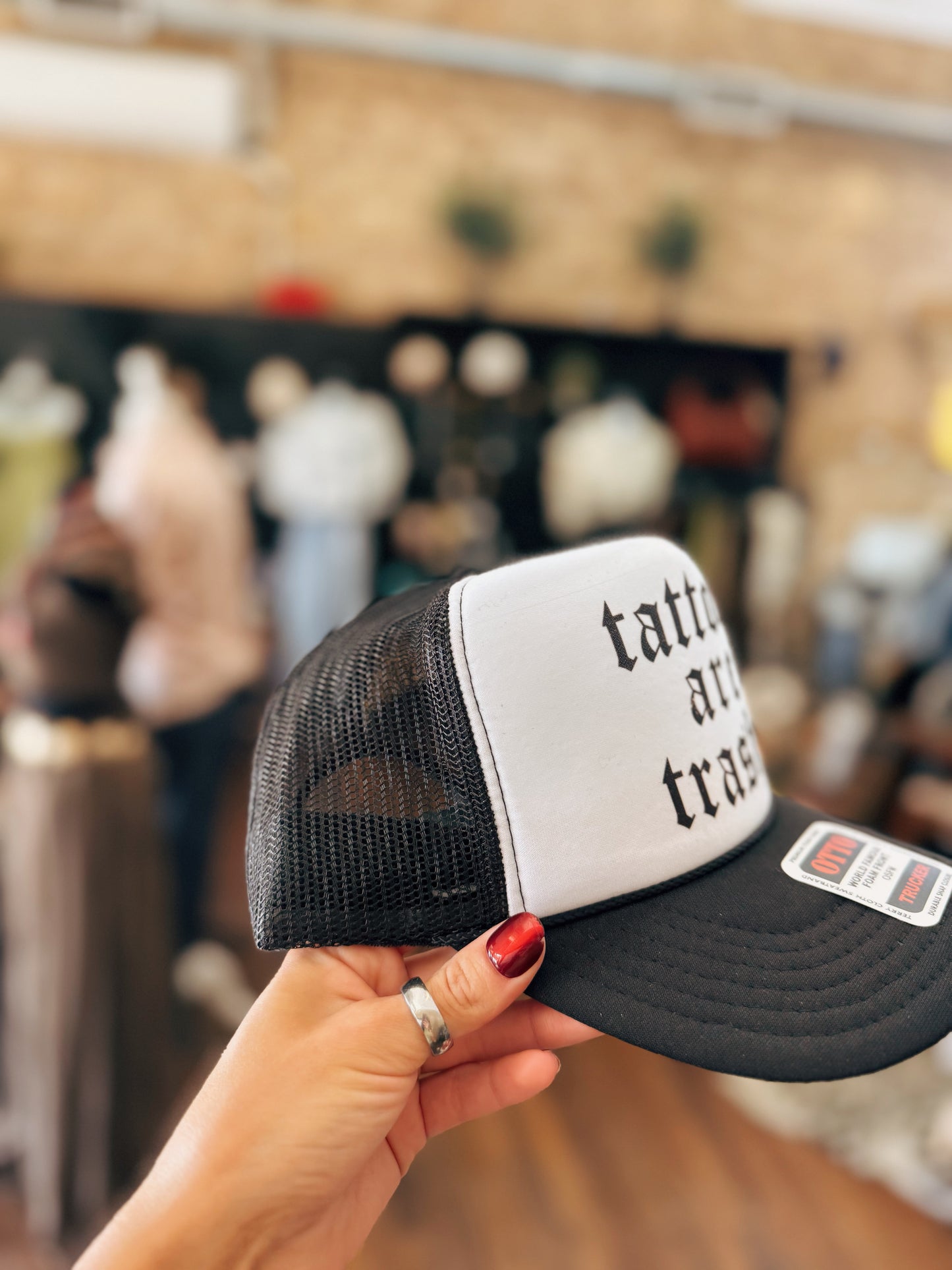 Tattoos Are Trashy Trucker Hat