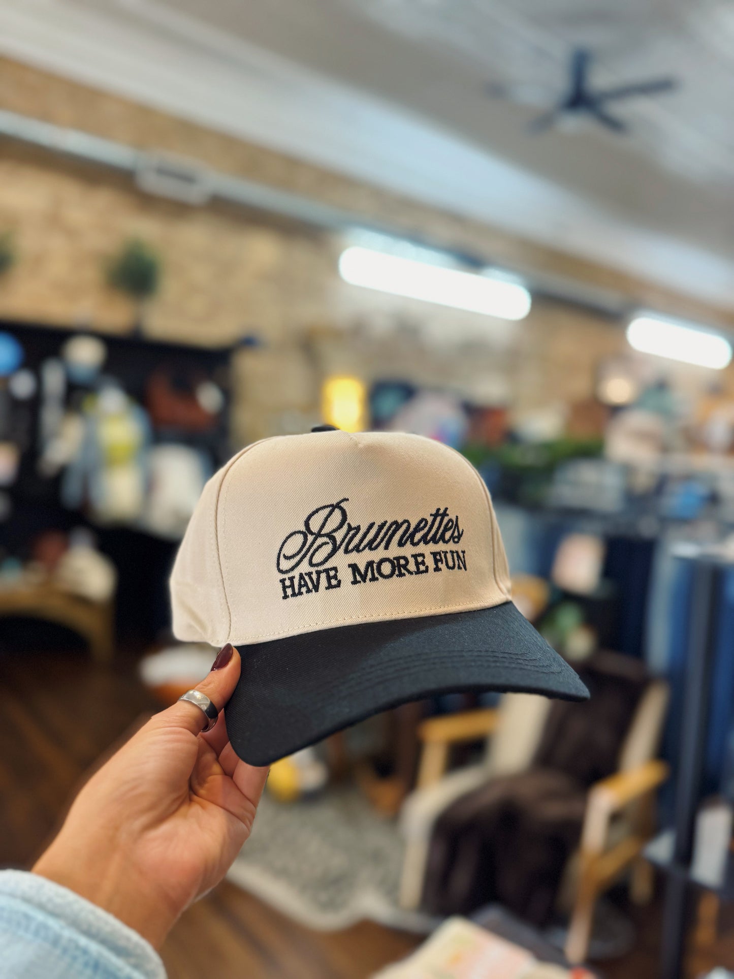 Brunettes Have More Fun Trucker Hat