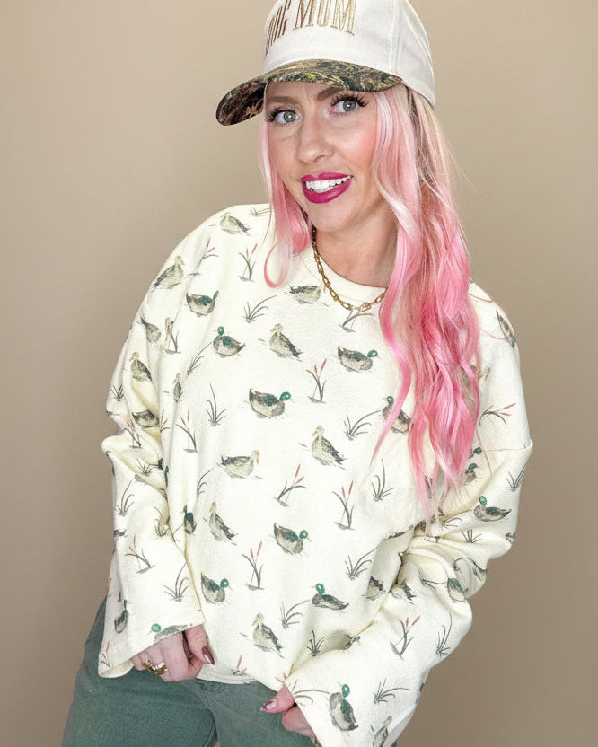 Lucky Duck Lounge Sweater