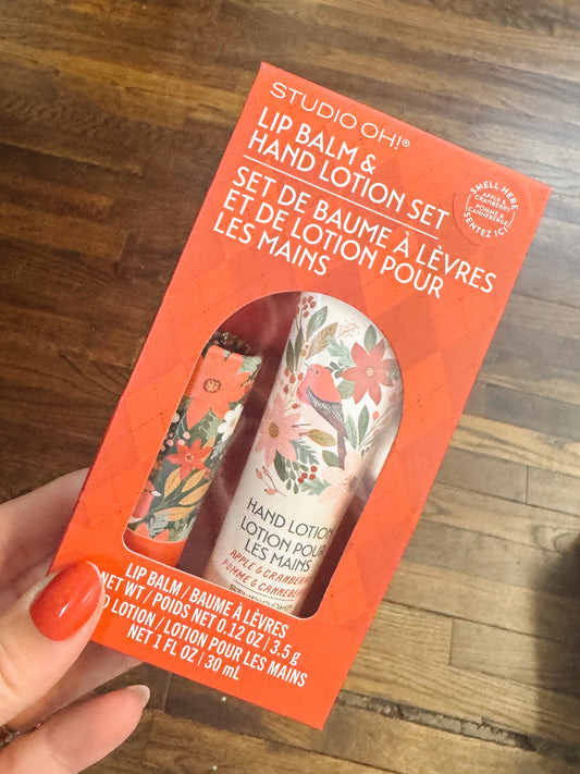 Nature's Celebration Lip Balm & Hand Lotion Set