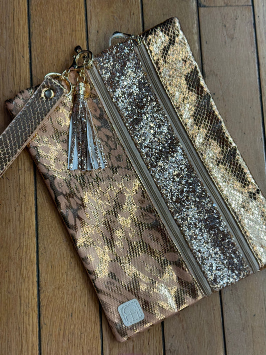 Double Zipper Makeup Bag