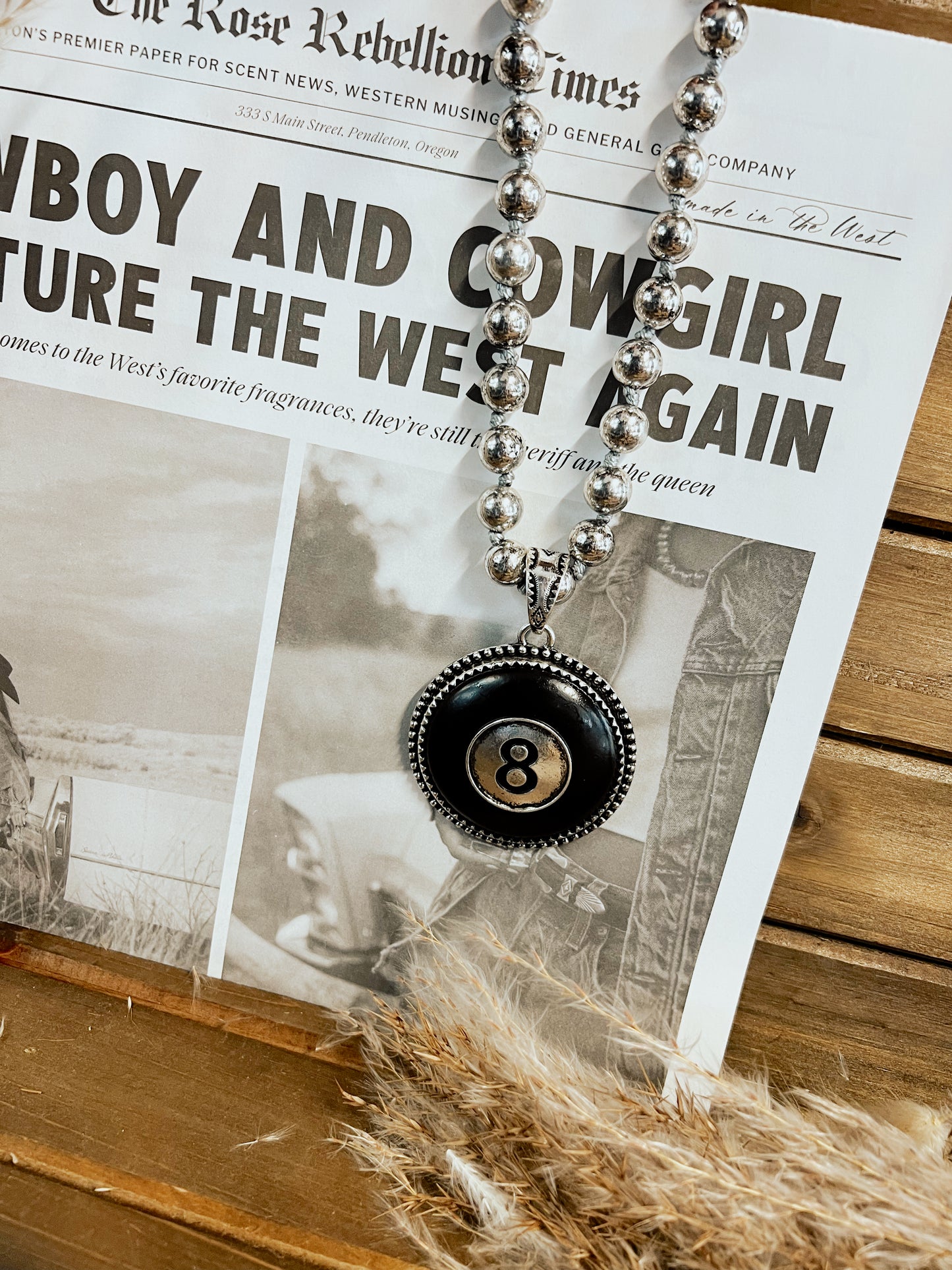 Lucky Break 8-Ball Necklace