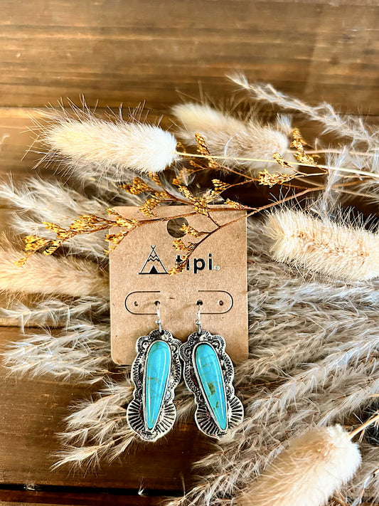 The Casey Turquoise Earrings