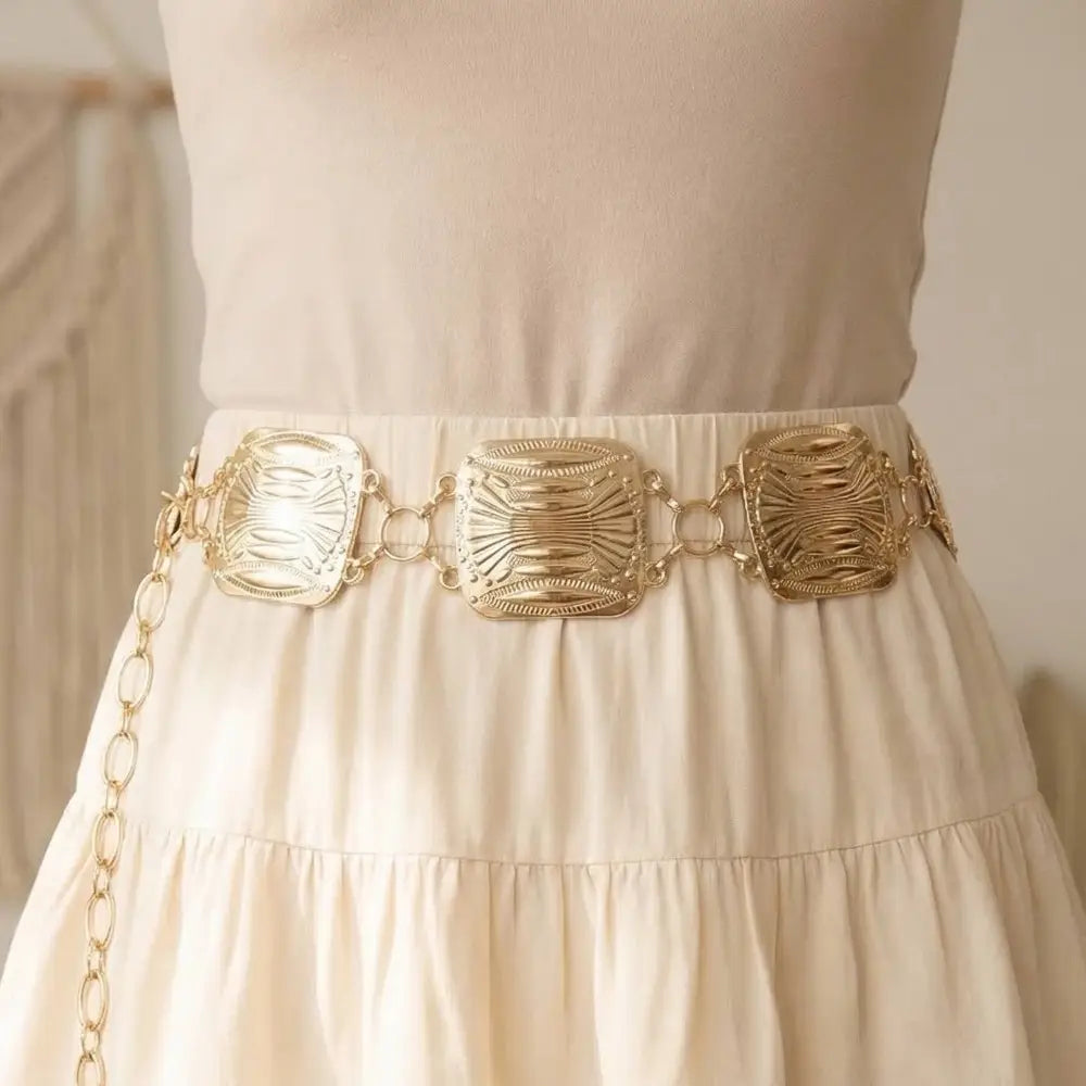 Dallas Square Concho Belt