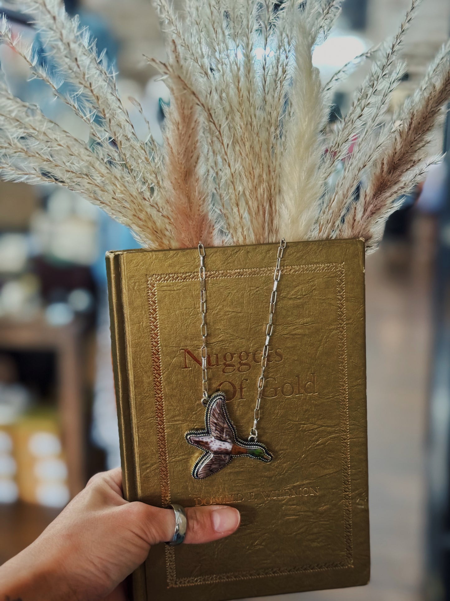 Taking Flight Duck Necklace