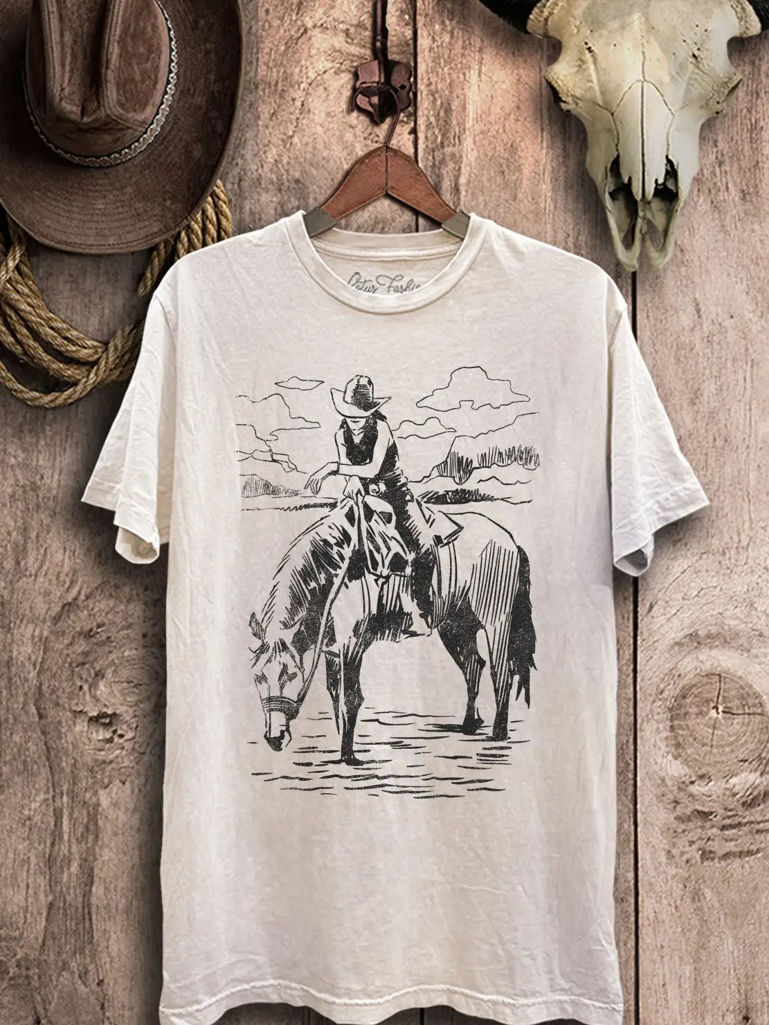 Wild West Cowgirl Graphic Tee