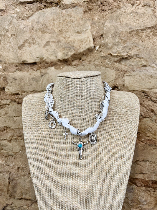 Country Charm Bandana Necklace