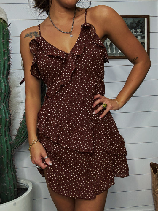 Dancing Polka Dot Mini Dress