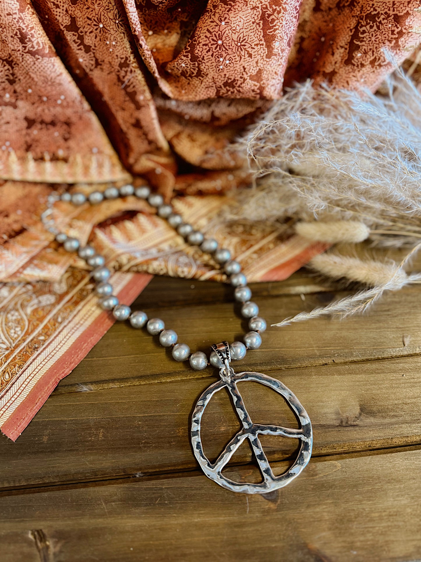 Peace Love & Happiness Necklace